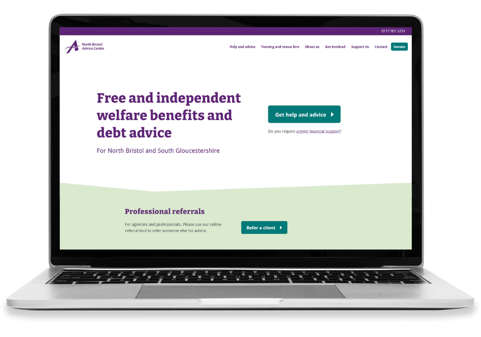 Web homepage screenshot on laptop (1)